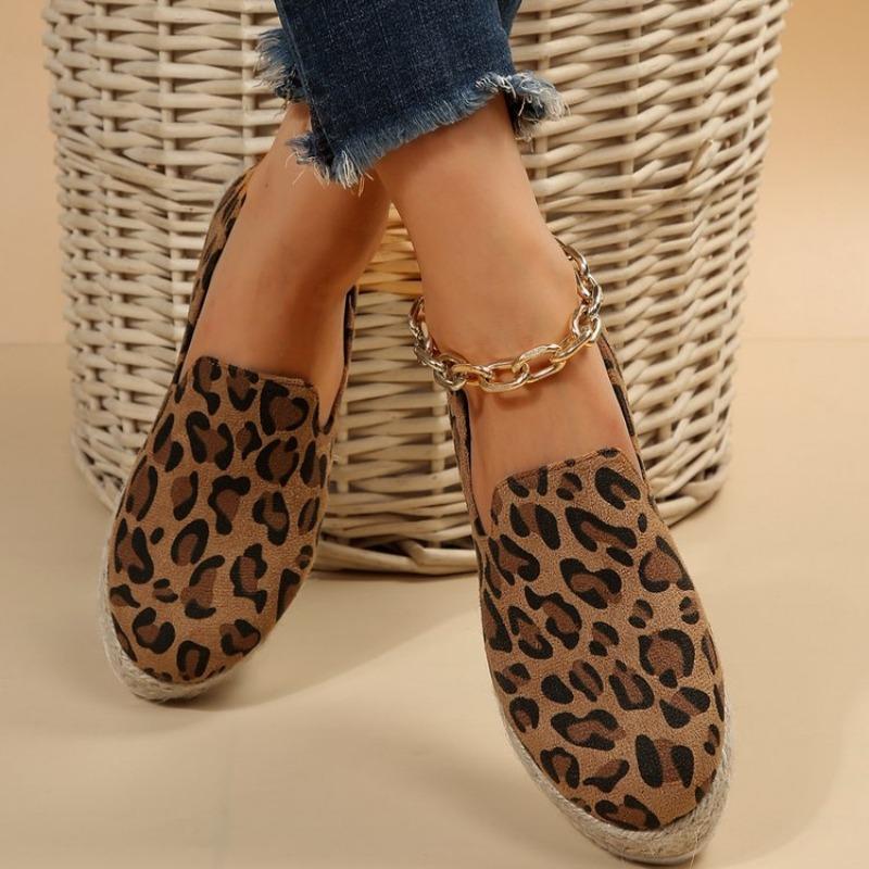 Leopard Women Loafers Shoes Flats Platform Sport Sneakers Casual Walking Running Shoes 2024 Summer Fashion New Female Zapatillas