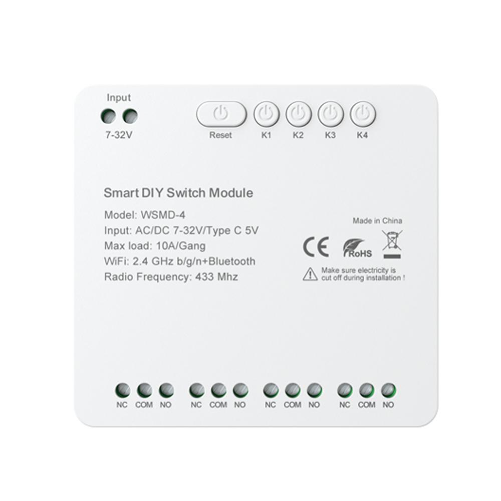 Tuya WiFi Intelligent Switch Module Compact Home Timing Control Voice Control Wireless APP Remote