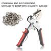Handheld Hole Punch 3/8 Inch 10mm Metal Air Hole Rivet Plier Eyelet Installation Tool Grommet Eyelet Plier Kit