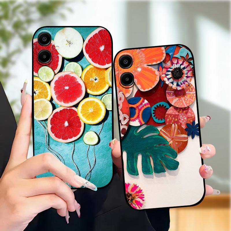 Модный мультяшный чехол для Samsung A06 Чехол A16 4G 5G Мягкий силиконовый ТПУ Чехол для телефона для Samsung Galaxy A05 A05S Защитные оболочки
