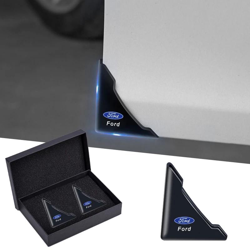 New 2026 Car Sticker For Ford 2Pcs Car Door Guard Edge Corner Protector For Ford Focus 2 MK2 3 4 MK3 MK4 ST Mondeo Festiva Fusio