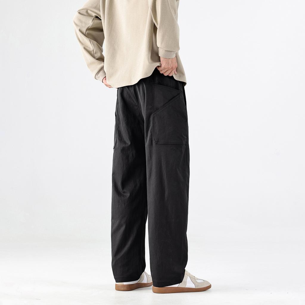 American trendy brand mountain tooling men's spring and autumn loose straight large size casual pants versatile long pants