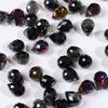 Drop Shaped Jewelry Supplies Faceted Teardrop Glass Beads, Water Loose Spacer Top Drilled Crystal Wedding Craft Accessories Beads for Sun Catcher, DIY