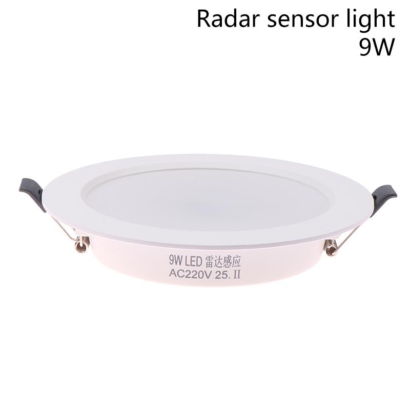 Motion Sensor Spot Led Downlight Lamparas 220V Ceiling Light 5W 7W 9W Warm/Cold White Panel Light For Hallway Stair Depot
