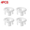 4/1Pc Wash Basin Sink Hole Overflow Ring Hollow Plug Kitchen Bathroom Insert Replacement Trim Bath Drain Cap Plastic Round Cover