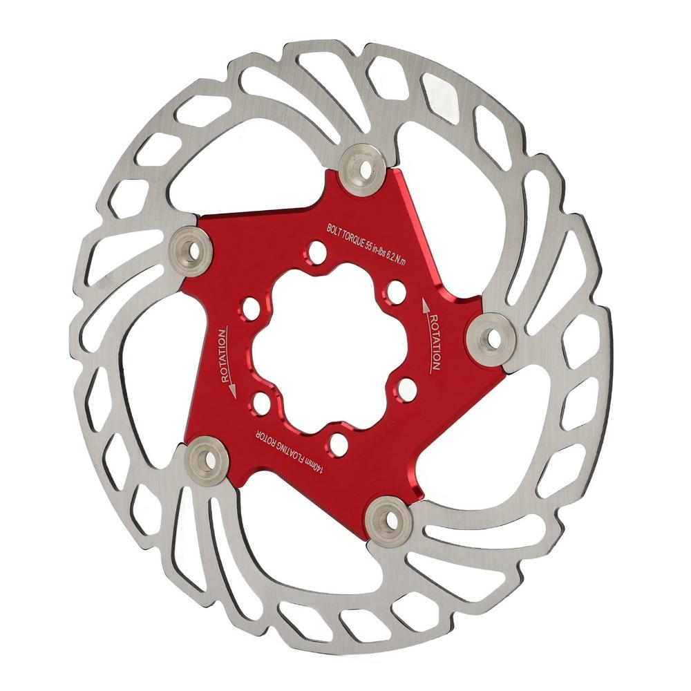 6 Bolts Road Bike Brake Disc Red Bike Floating Brake Disc Bike Brake Maintenance