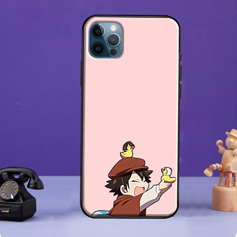 Силиконовый чехол Bungou Stray Dogs Ranpo Edogawa для iPhone 13 Mini 11 14 12 Pro Max 7 8 Plus X XR XS Max SE 2020, чехол для телефона