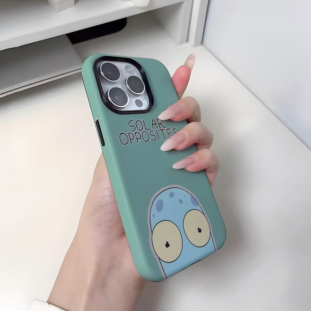 Чехол для телефона Solar Opposites Pupa для iPhone 16 Pro Max 15 13 14 12 11 14 Pro Max 15 Pro Max Двухслойный чехол