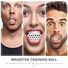Jaw Exerciser Jawline Exercise Face Line Chin Neck Ball Trainer Silicone Workout Exercises Masseter Strengthener Strap Facial