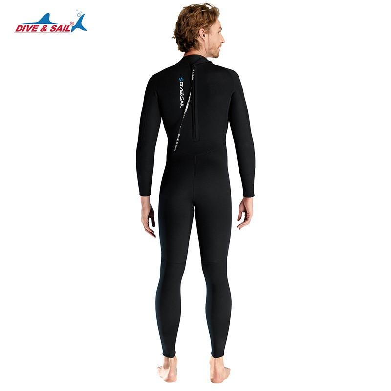 Diving Suit 1.5MM Long-sleeved One-piece Men's Large Size Warm Cold-proof Snorkeling Surfing Swimsuit