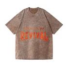 Treaty Oak Revival Texas History Gift Graphic T-Shirt Unisex Washed Cotton Tee 4