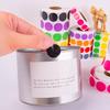 500 Pcs 1" Colored Dot Stickers Round Color Coding Labels Waterproof Polka Circle Dot Stickers for Office Student Classroom