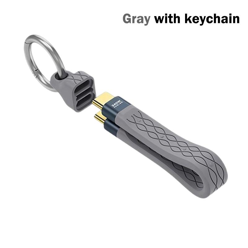 Многофункциональный Pd240W USB 4 40 Гбит/с FPC Кабель данных Type-C Портативный Брелок Для Телефона ТВ Ноутбука Планшета Передача Видео