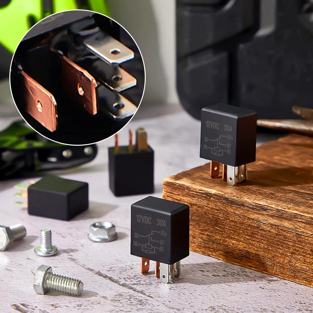 Автомобильные реле 12 В, 30 А, релейная коробка, 12 В, 5-контактное реле