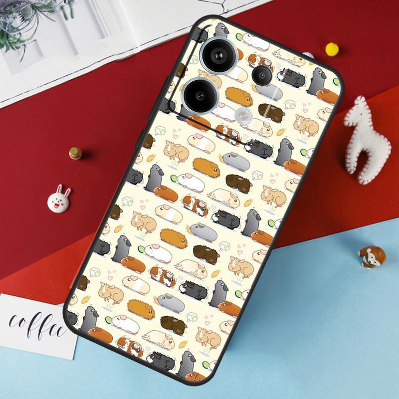 Милый чехол с изображением морской свинки из мультфильма для Xiaomi Redmi Note 12 11 10 9 8 13 Pro Plus 12S 11S 10S 9S 10A 9C 10C 12C 13C