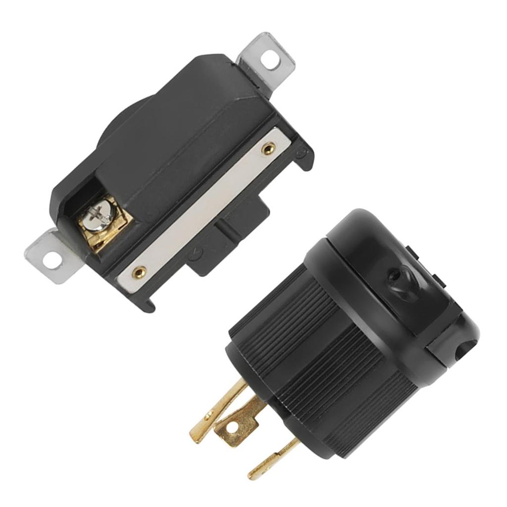 Комплект разъемов NEMA L6-30P и L6-30R Twist Lock - 30A 250V Male & Female 3 Pin Electrical Plug
