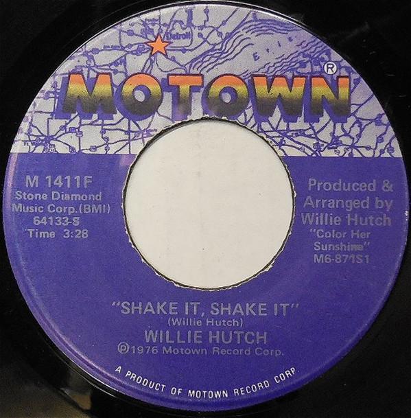 7inch Record WILLIE HUTCH - Shake It, Shake It M1411F Motown 1976 US Soul/Funk Used