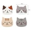 2Pcs Cute Cat Coaster Coffee Glasses Cup Mat Pad Kawaii Drink Coaster Set Heat Insulation Mug Coaster Kitchen Placemat for Table