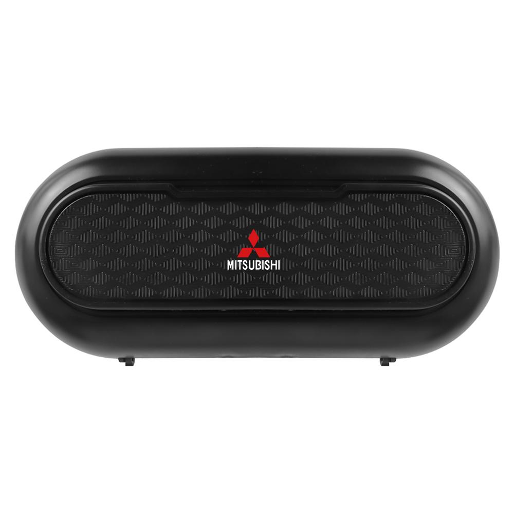 Car Sunglasses Sun Visor Glasses Holder Case Storage Box Decor For Mitsubishi Ralliart Evolution Lancer EX Outlander ASX Eclipse