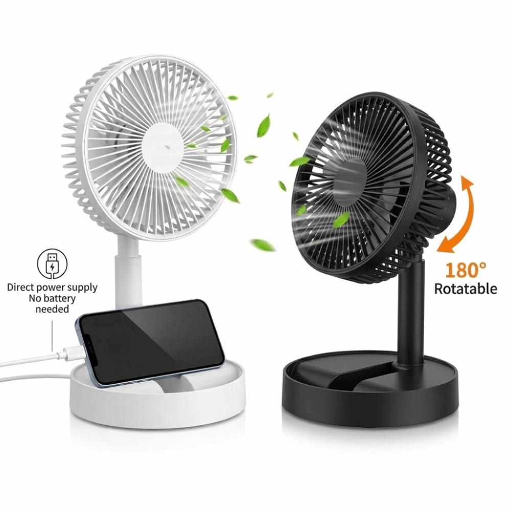 Adjustable Angle USB Fan Foldable Mini Electric Fan Energy Saving Desktop Fan Dormitory