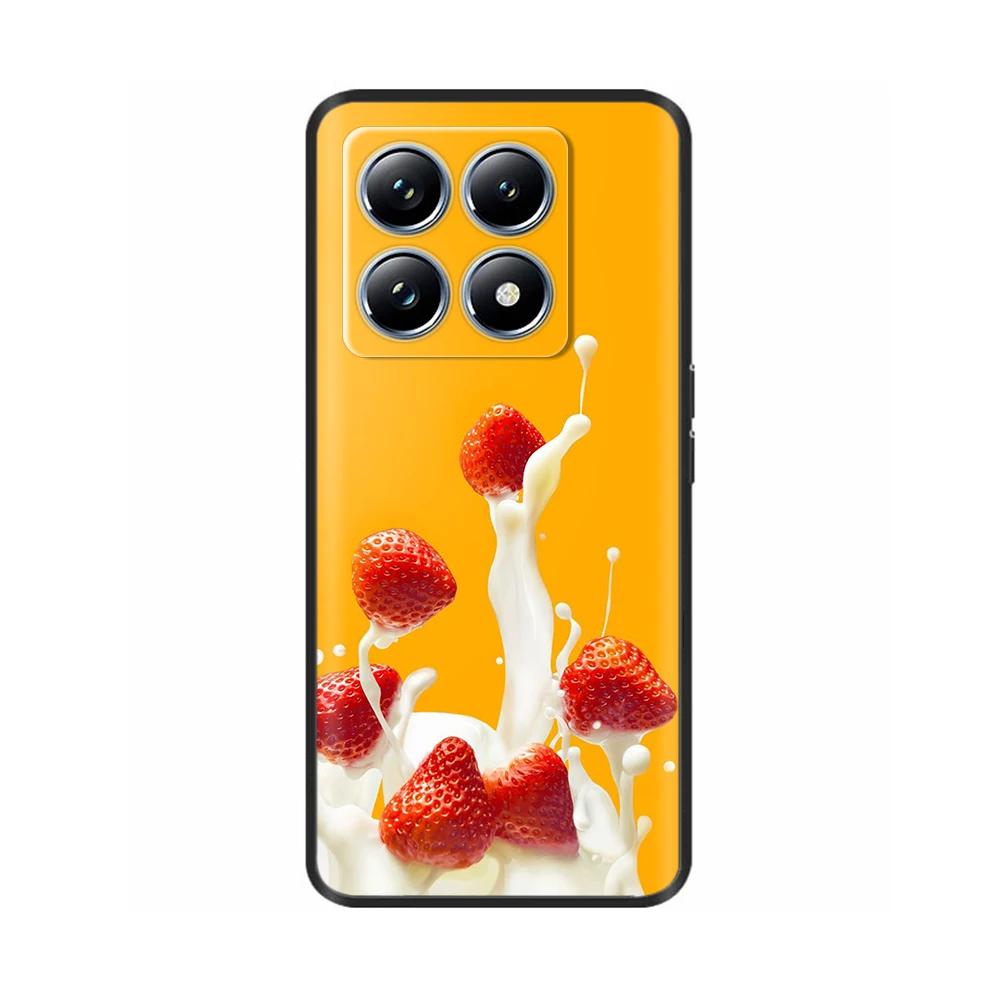 Чехол для Xiaomi 14T Pro Силиконовый Роскошный Цветок Мягкий Бампер Для Xiaomi Mi 14T Чехол для Телефона Модный ТПУ Fundas для Xiaomi 14T 14 t