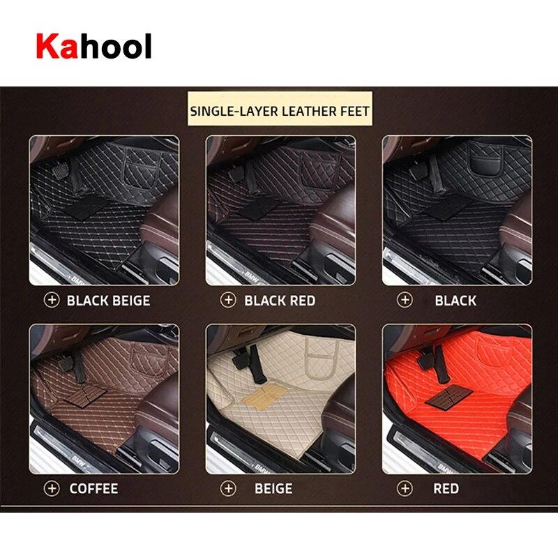 KAHOOL изготовленные на заказ автомобильные коврики для KIA Seltos автомобильные аксессуары коврик для ног