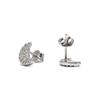 Luxenter Boucles d'oreilles en argent 925 et zirconium brillant plaqué finition en rhodié - Duver