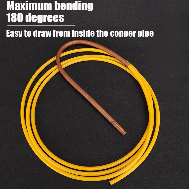 4PCS Copper Pipe Protector Set 1/4in 3/8in 1/2in 5/8in PE Plastic Pipe Bending Tool for HVAC Air Conditioning Refrigerator