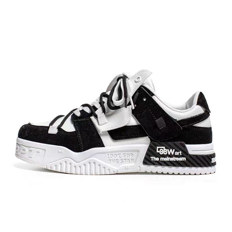 2025 spring and autumn new board shoes men's tide brand advanced sense design white shoes men's leisure Internet celebrity popular tide shoes