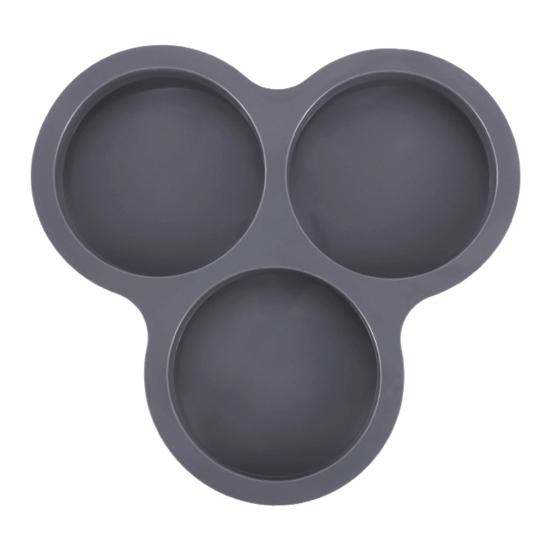 Silicone Cake Mold for Air Fryer 3 Cup Jumbo Round Muffin Top Pans BPA-Free Omelette Baking Mold for Egg Cakes Muffins Tarts Pancakes