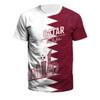 Qatar Football World Cup Fan Cheering Digital Printed Short Sleeved Needle Eye T-shirt