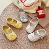 Туфли для девочек в корейском стиле, маленькие кожаные туфли, детские туфли-принцессы с бантом, легкие туфли Мэри Джейн, детские туфли-лодочки с мелким вырезом