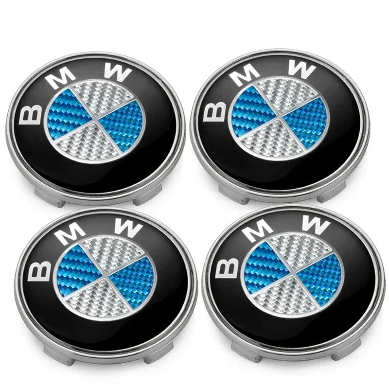Для BMW Новые 2025 Для BMW M X1 X3 X5 X6 X7 1 3 4 5 6 7 Серии E36 E39 E46 E60 E90 4 шт. 68 мм 56 мм Автомобильный Чехол Центральные Колпачки Ступицы Колес