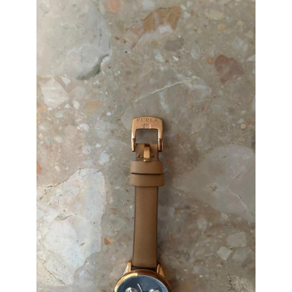Б/у часы FURLA коричневый/синий