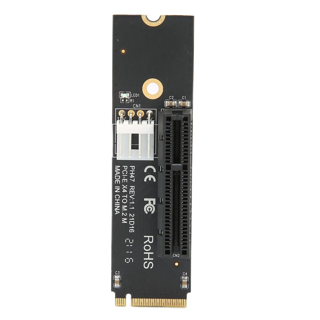 Переходная плата NGFF to PCIE M.2 to PCIE 4X с возможностью защиты от помех и гарантированной прочностью адаптера