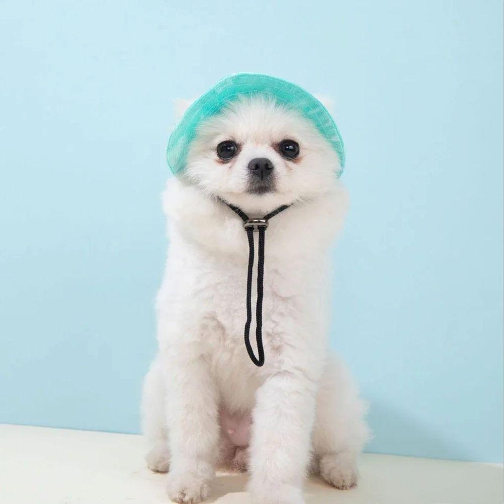 Lightweight Dog Sun Hat Adjustable Small Dog Cat Hats Stylish Dog Bonnet Cap Pet Supplies