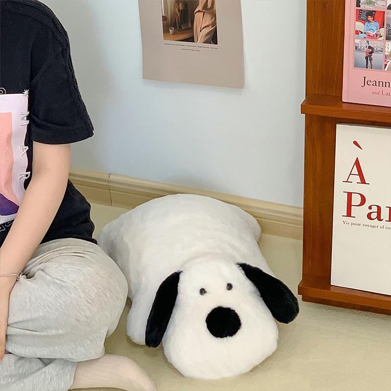 Милая Черно-Белая Плюшевая Игрушка Мопс Для Девочек, Идеальный Компаньон для Кровати, Лучший Подарок на День Рождения для Лучших Друзей