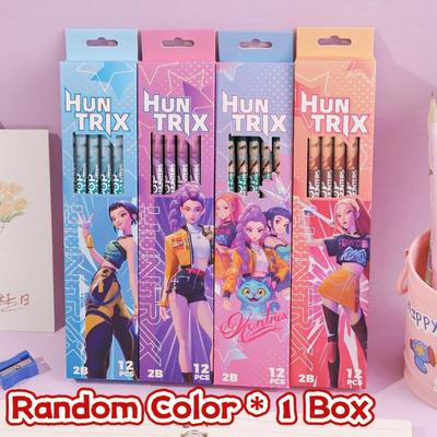 12 шт./набор Kpop Охотники на демонов Руми Мира Зои Мультяшные карандаши для студентов, пишущие канцелярские товары, карандаш, школьные награды, детский подарок