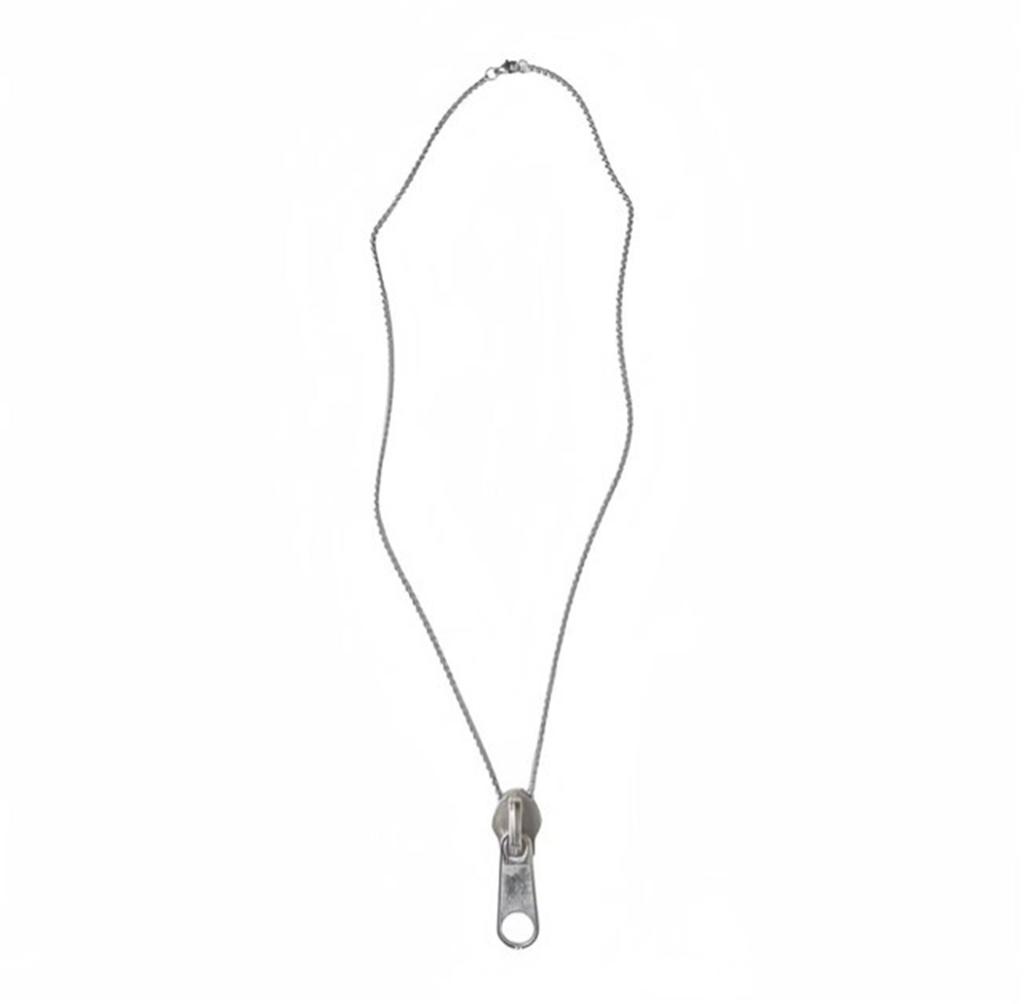 Creative Zippers Charm Necklace Adjustable Length Clavicle Chain Personalized Unisex Neckchain Stylish Party Accessory