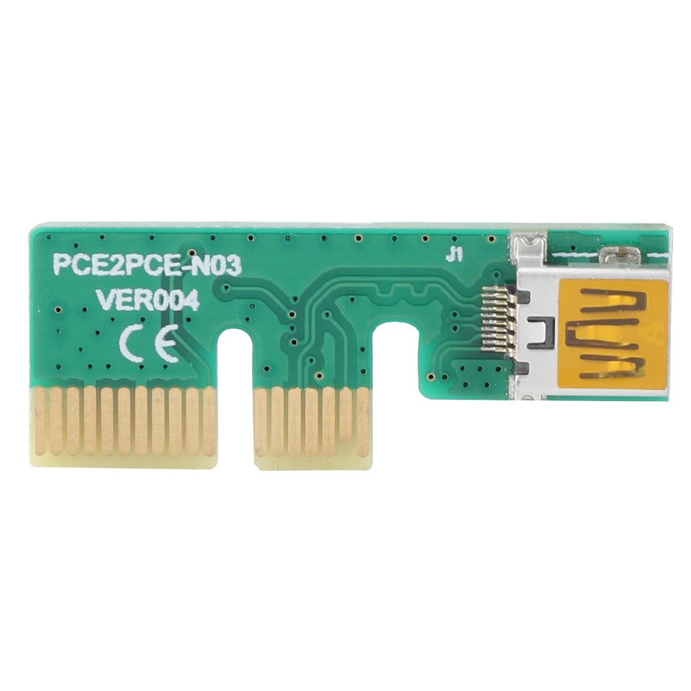 Карта-удлинитель райзер PCI E Express 1x на 16x для майнинга с USB-кабелем