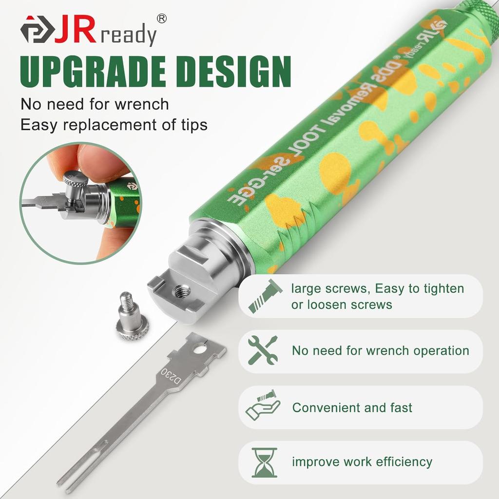 JRready ST5355 Набор инструментов для снятия клемм - Универсальный инструмент для извлечения пинов из разъемов автомобильной проводки, Для Tyco JPT MCP MCON MQS, Sumitomo,