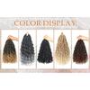 8 упаковок Goddess Box Braids Крючком Синтетические 10 дюймов Бохо Крючком Коробчатые Косы С Завитыми Концами Наращивание Волос Коробчатые Косы
