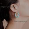 Лиза Стиль 2021 Модные Геометрические Круглые Серьги: Дизайн в стиле легкой роскоши