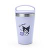 Sanrio Steel Cup Stainless Steel Tumbler with Handle Kuromi Kuromi 16 X X Stainless Steel Tumbler with Handle Character 951641 SANRIO (SANRIO)
