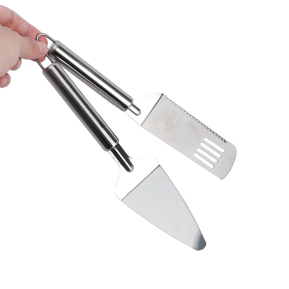 Multi-function Shovel Blade Kitchen Pizza Spatula Pie Server Cake Cutter Baking Tool