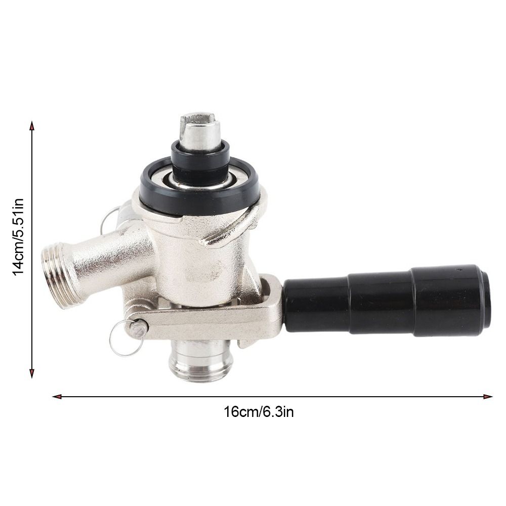 7 piece S Type Draft Beer Dispenser Silver Keg Coupler S Type Durable Check Valve  Brewing System