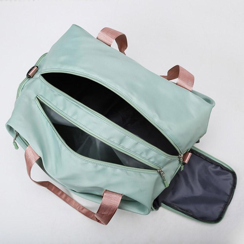 Спортивная сумка для йоги, женская спортивная сумка, отдельная сумка для сухого и влажного хранения, тренировочная сумка, большая вместительная дорожная сумка через плечо