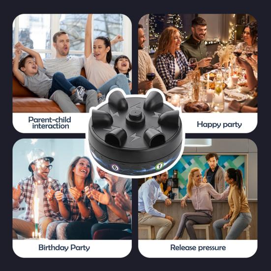 Электрошокер для пальцев Рулетка от 3 до 6 игроков Детектор лжи Снятие стресса