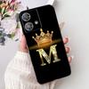 Чехол для Motorola Edge 40 Neo XT2307-1 Милая Корона Буквы Чехол Мягкий Силиконовый Чехлы для Телефона Для Motorola Edge 40 Edge40 Neo Fundas