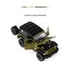1/32 Jeeps Wrangler Rubicon 1941 Внедорожные литые легкосплавные автомобили и игрушечные транспортные средства Модель автомобиля Звуковые и световые игрушки для детей Подарки